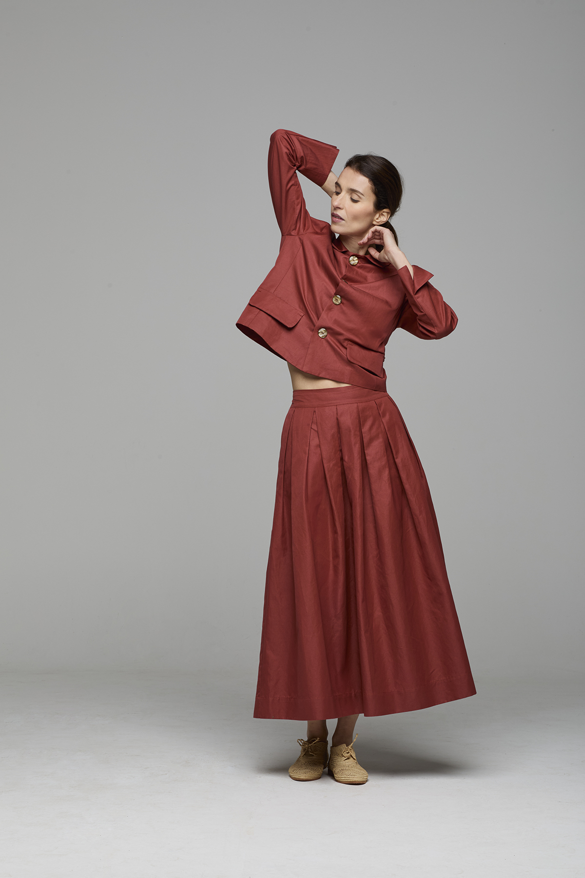 Giacca monopetto in cotone